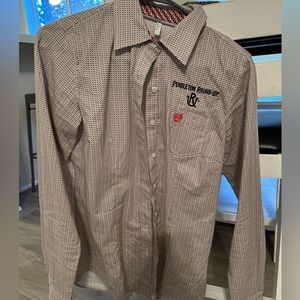Cinch button up sz M with bucking horse embroidered